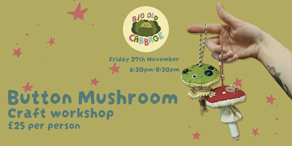 Button Mushroom Craft Workshop at John Marley Centre