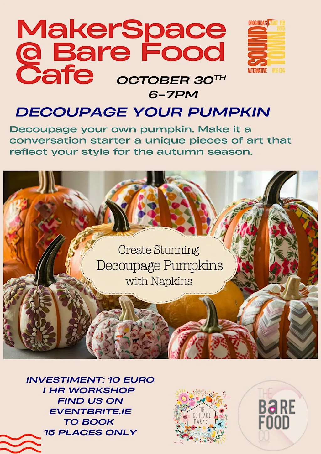 Decoupage your Pumpkin