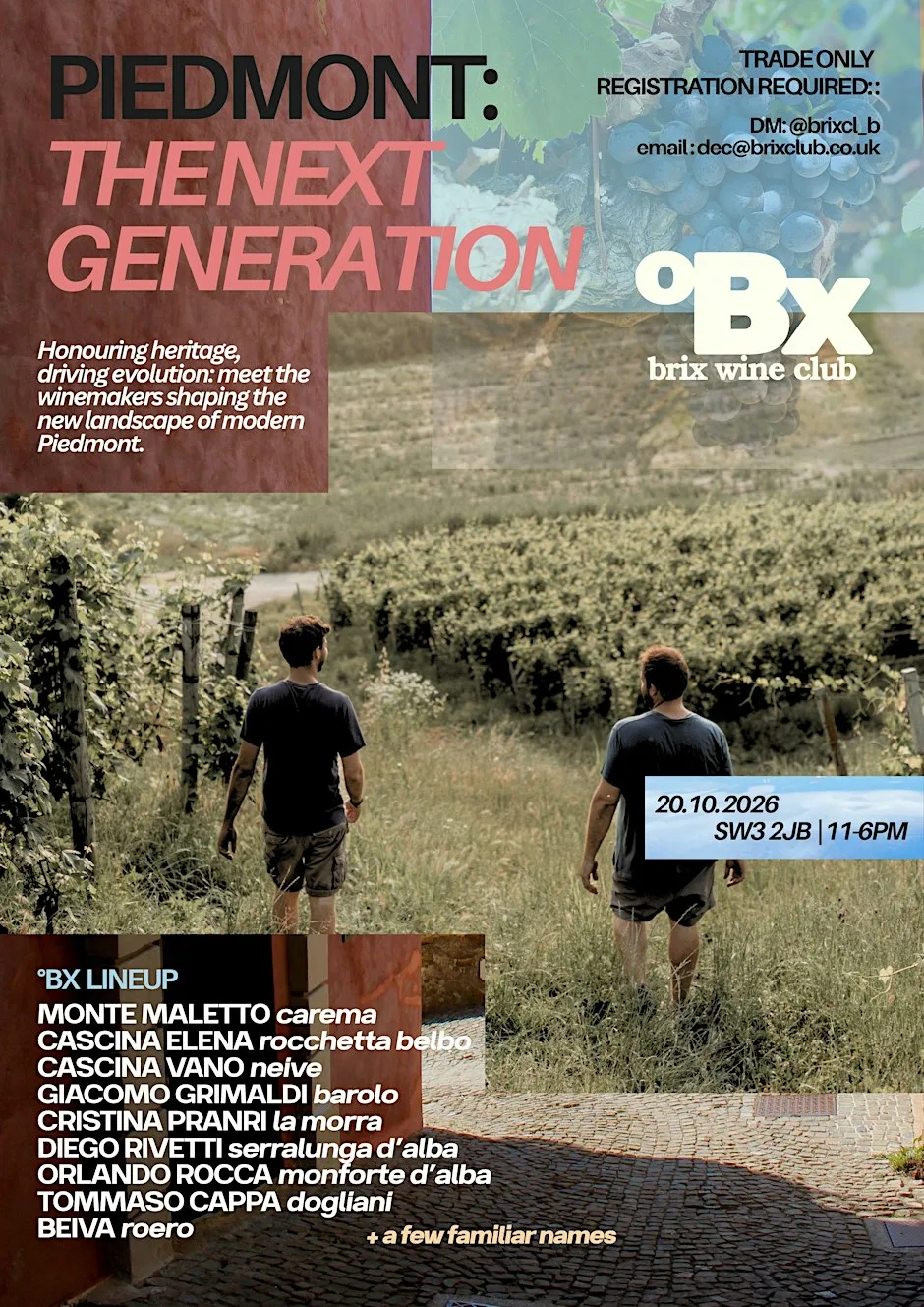 Piedmont: The Next Generation at Brix Wine Club Ltd.