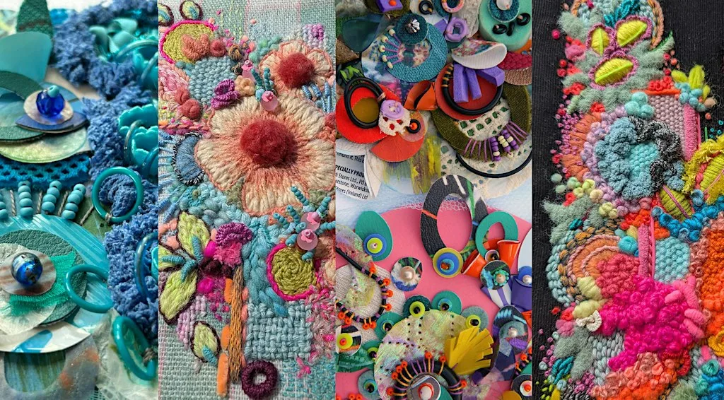 Abstract Hand Embroidery: Exploring Stitch, Texture & Embellishments at The Art House