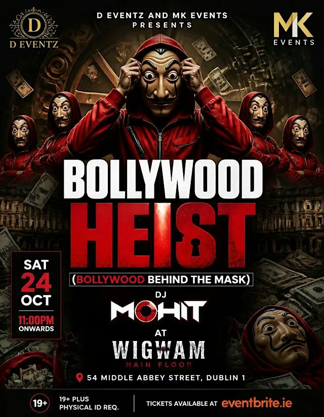BOLLYWOOD HEIST – BOLLYWOOD BEHIND THE MASK