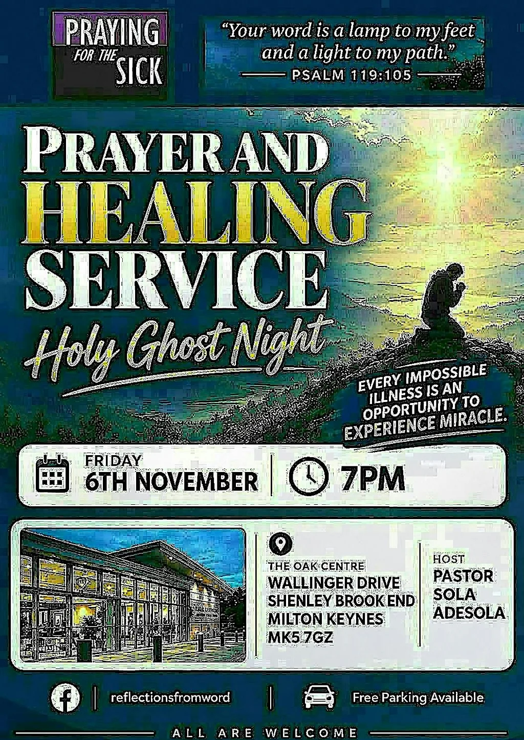 Prayer and Healing Service - Holy Ghost Night Milton Keynes