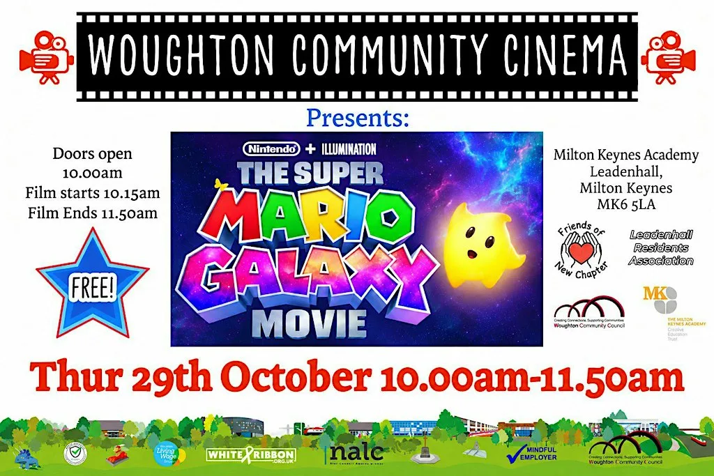 Woughton Community Cinema presents: Super Mario Galaxy! at Milton Keynes Academy