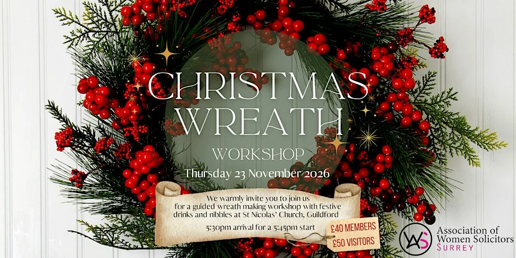 Surrey AWS Wreath Making Workshop at St Nicolas Parish Church