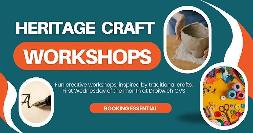 Willow Court Wednesday - crafting with Fliss at Droitwich Spa & Rural Council For Voluntary Service
