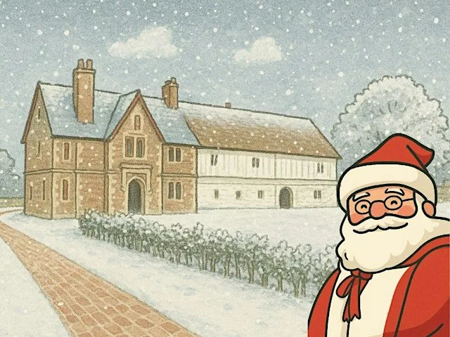 Stories with Santa at Llanthony Secunda Priory