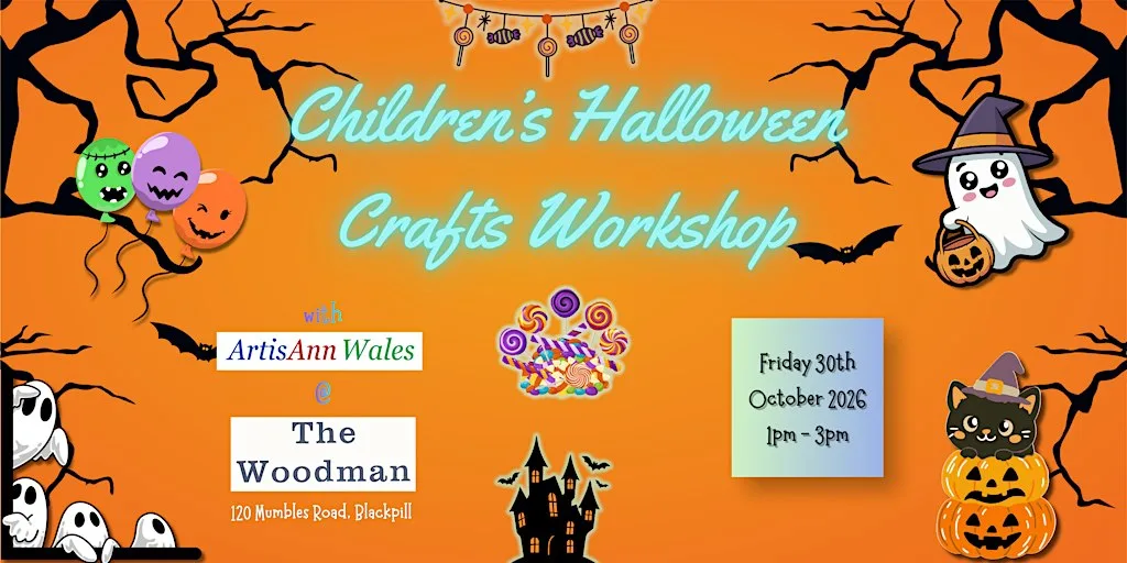 The Woodman Children's Halloween Crafts Workshop at The Woodman