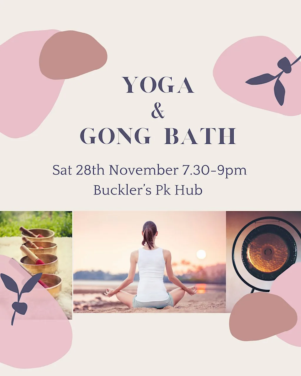 Yoga & Gong Bath at Buckler's Park Hub