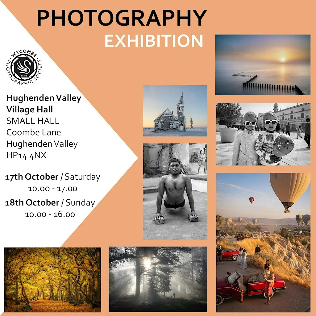 Free Photography Exhibition 2026 at Hughenden Village Hall