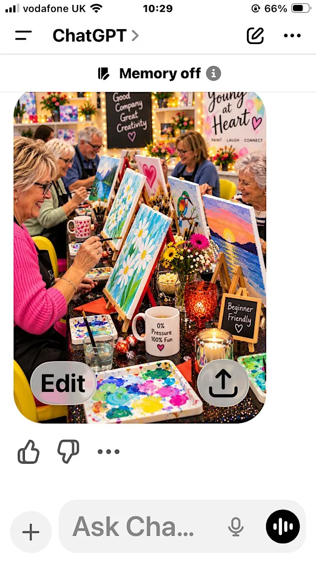 Young at Heart (55+) Art Workshop at Ruthrieston Community Centre