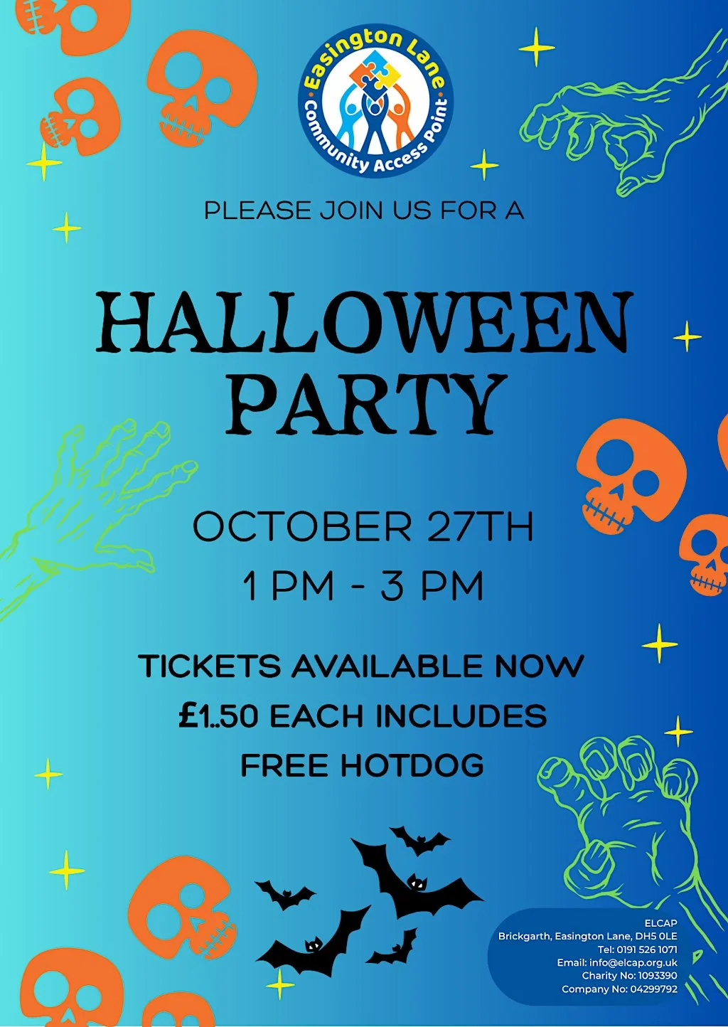 Halloween Party at Easington Lane Community Access Point