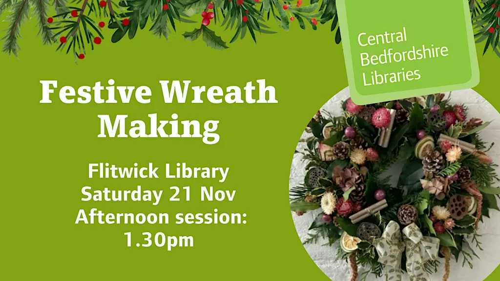 Festive Wreath Making Workshop at Flitwick Library (Afternoon Session) at Flitwick Library