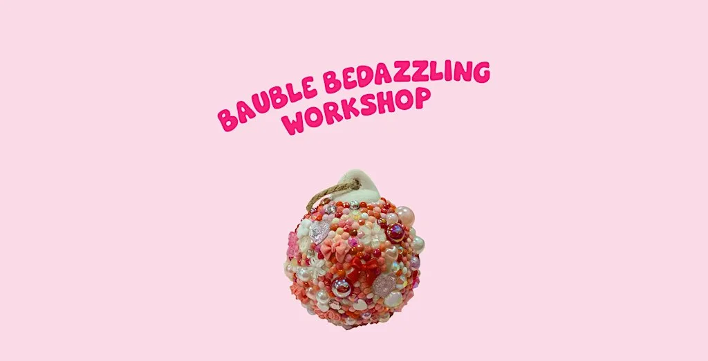 Bauble bedazzling workshop