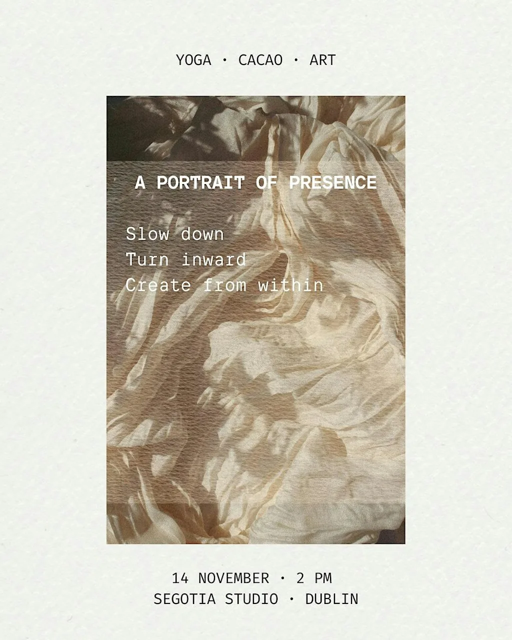 A Portrait of Presence: Yoga, Cacao, & Art at Segotia