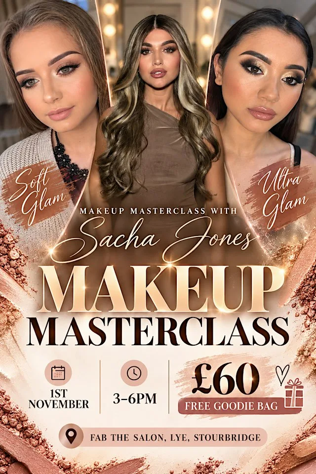 Sacha Jones Makeup Masterclass at FAB The Salon