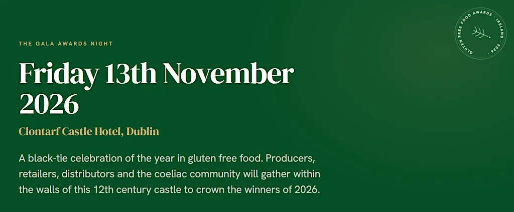 Gluten Free Food Awards Gala Presentation Night 2026