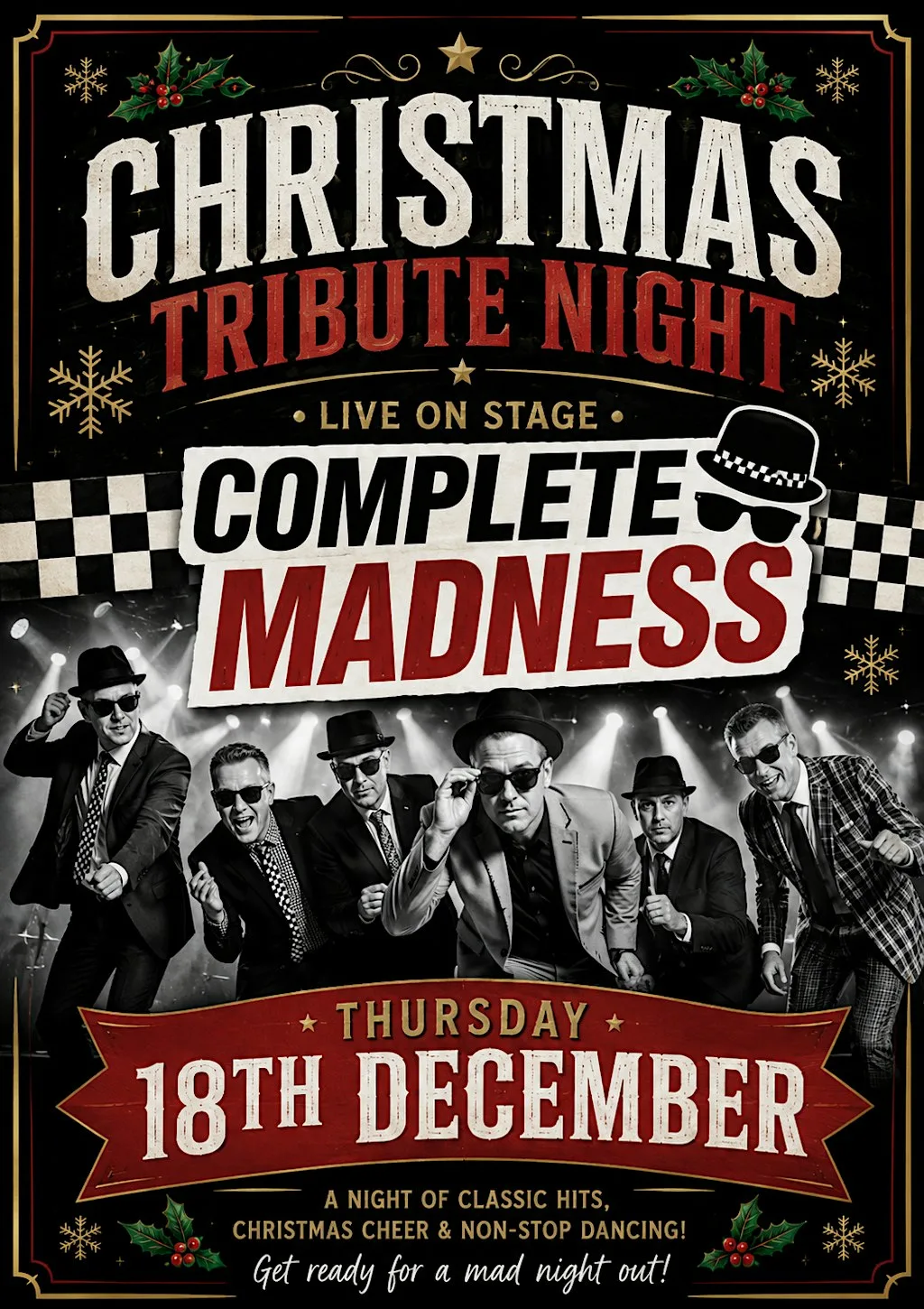 COMPLETE MADNESS TRIBUTE NIGHT at Delta Hotels Northampton