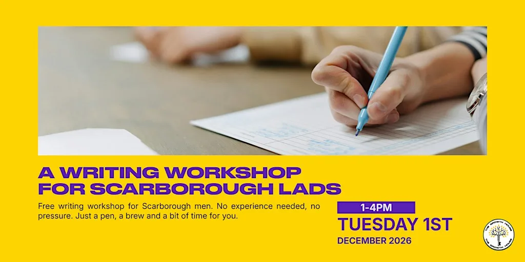 Pen to Paper: A Writing Workshop for Scarborough Lads | BIG STRONG MAN at Indie Revival CIC