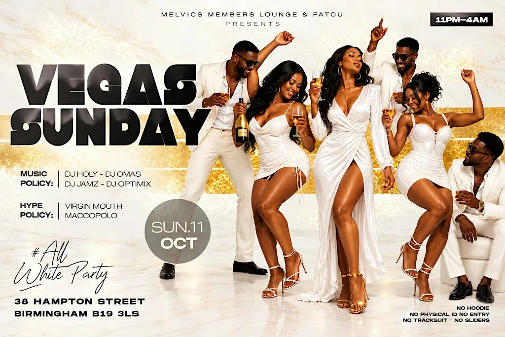 Vegas Sunday- All White Edition at MELVIC’S LOUNGE