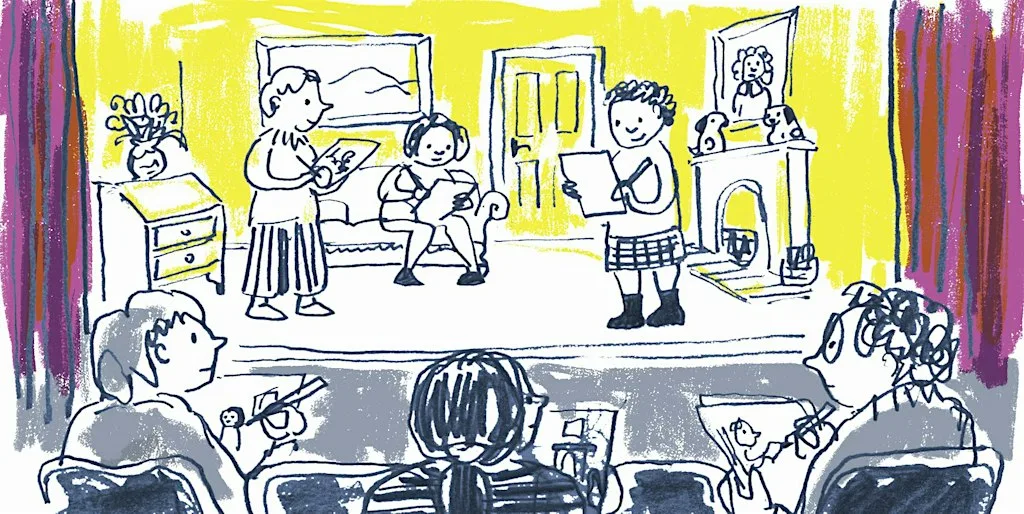 Sketch on Stage: drawing class at The Little Theatre