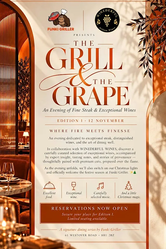 The Grill & The Grape at Funki Griller