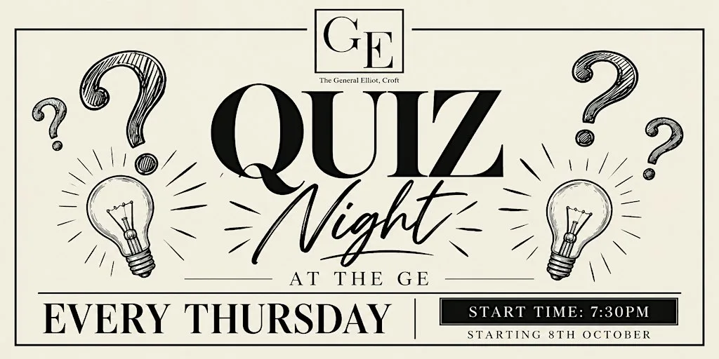 FREE Quiz Night at The General Elliot at The General Elliot