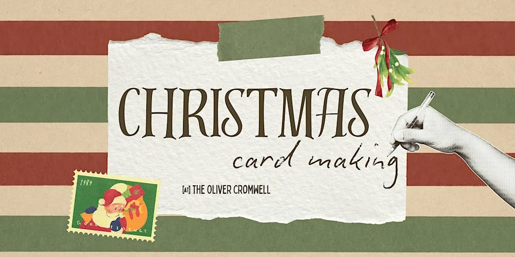 Christmas Card Making at Oliver Cromwell