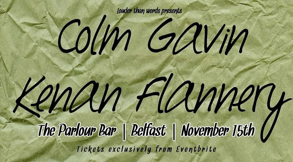 Colm Gavin & Kenan Flannery Live in Belfast at The Parlour