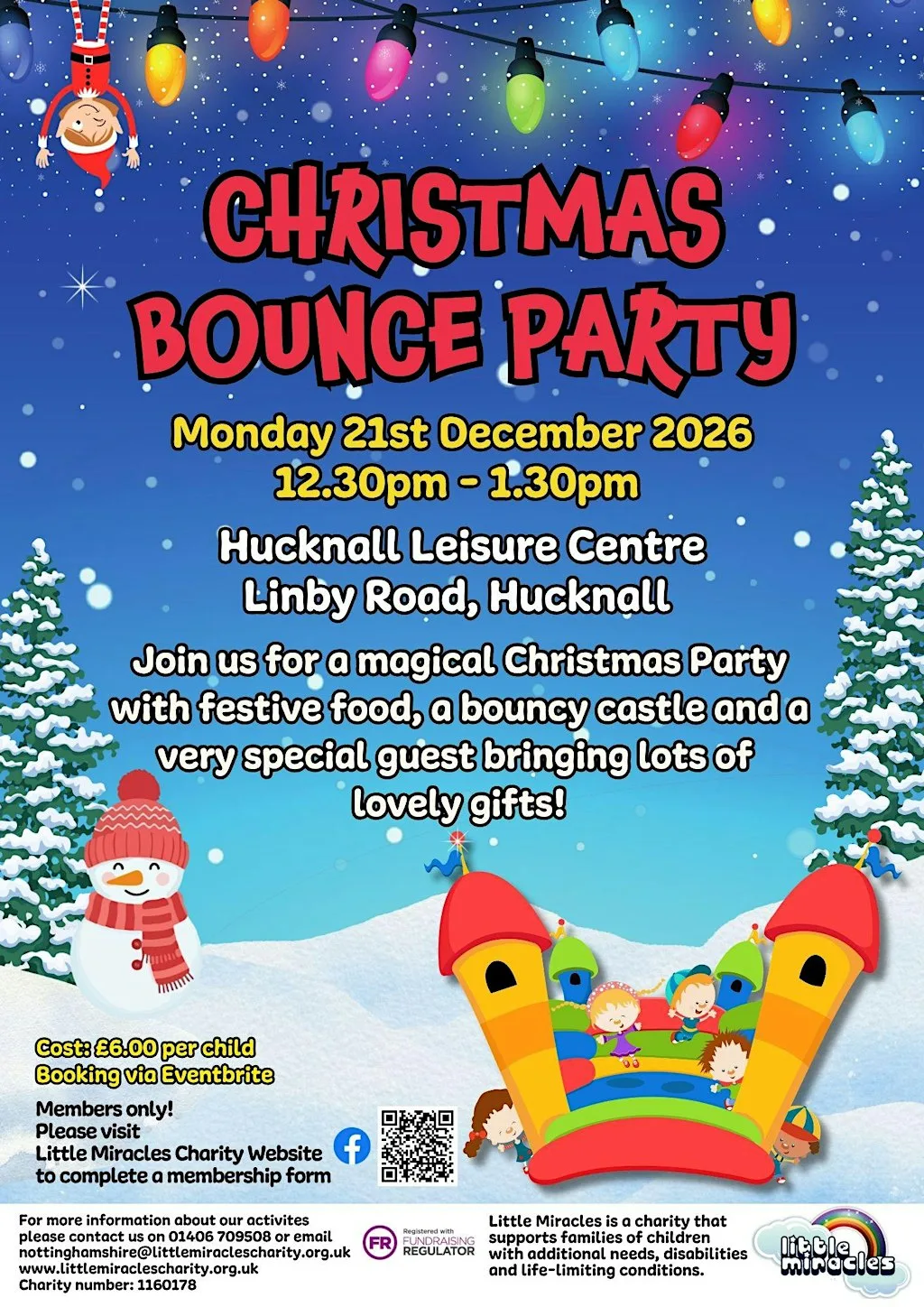 Notts Christmas Bounce Party - Hucknall - 21st December