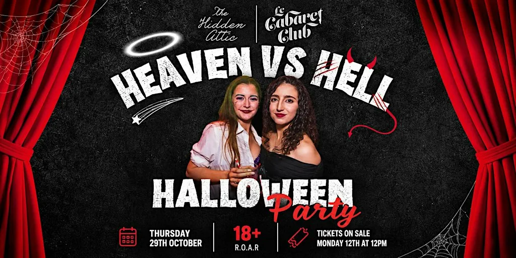 Student Halloween, Heaven Vs Hell - Le Caberet & Hidden Attic 29.10.26