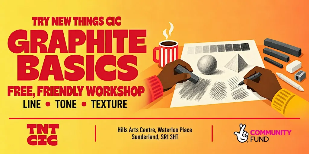 Pencil & graphite basics | Warmth & Wellbeing at HILLS arts centre