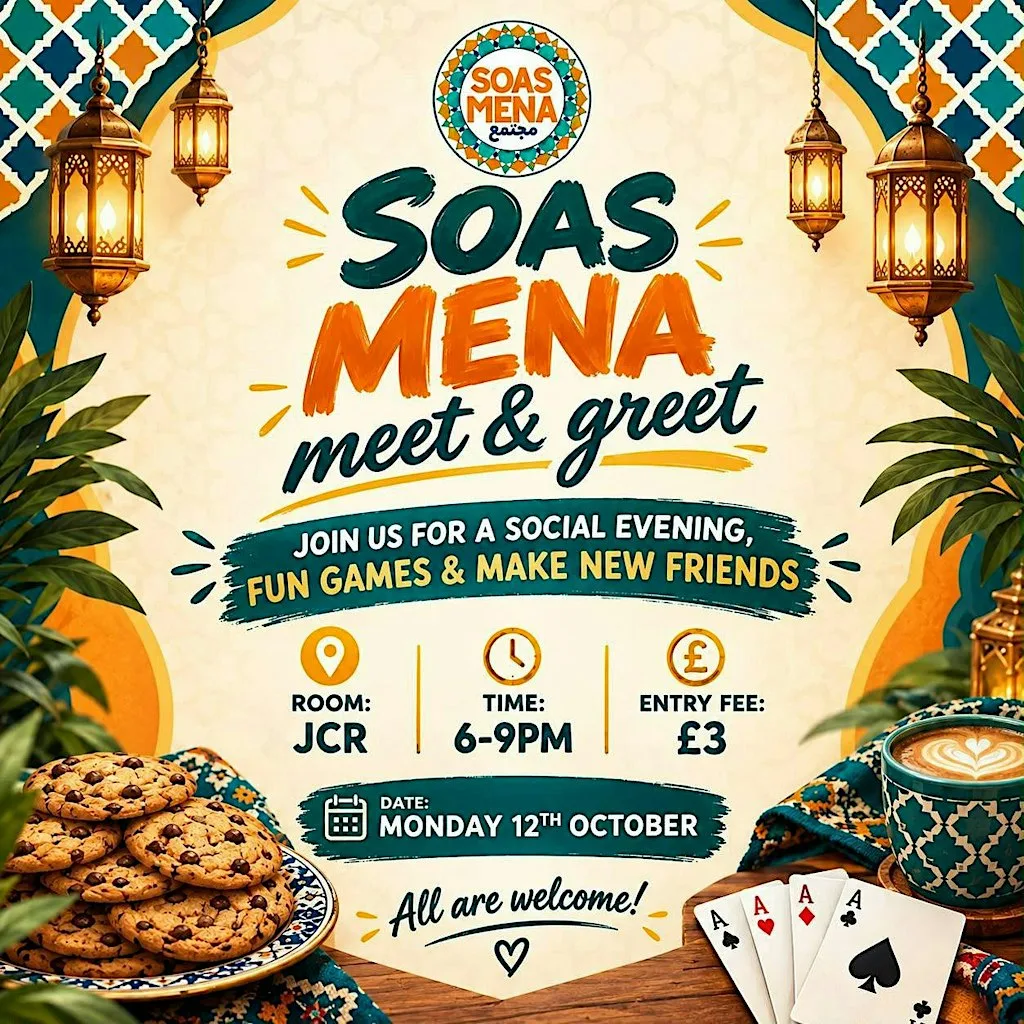 SOAS MENA MEET & GREET at SOAS University of London
