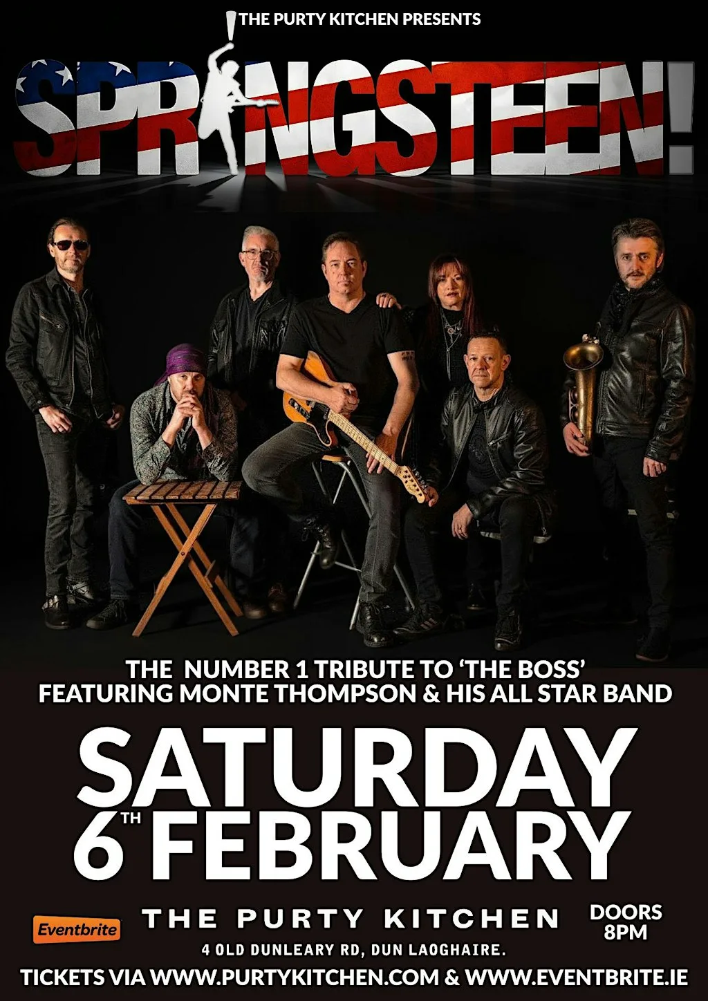 SPR!NGSTEEN Feat: Monte Thompson (USA) - Live at the Purty Kitchen