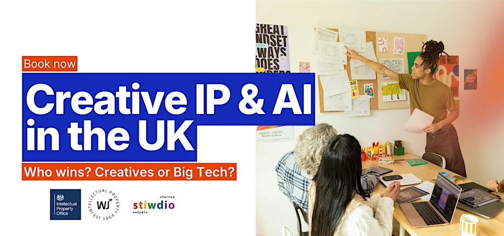 Creative IP and AI in the UK - Who wins, Creatives or Big Tech? at USW Atrium - Zen Room CA B 4 03