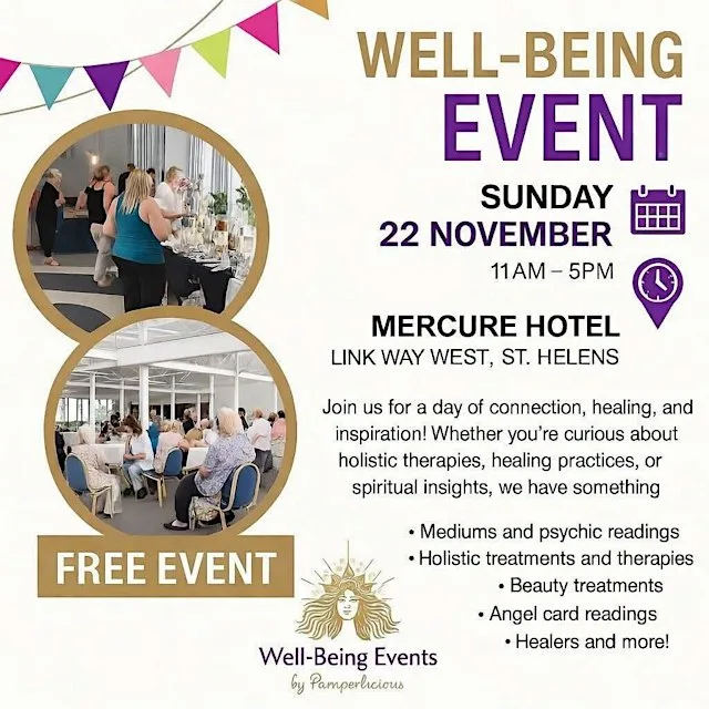 Well-Being Event at Mercure Hotel St Helens at Mercure St Helens
