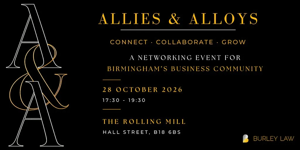 Allies & Alloys | Birmingham Business Networking | October 2026