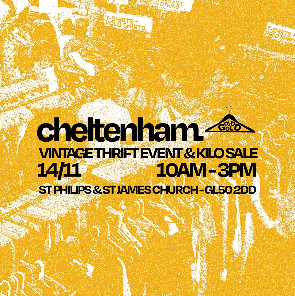 14th November - Cheltenham's BEST Vintage Thrift Event & Kilo Sale at St Philip and St James Church