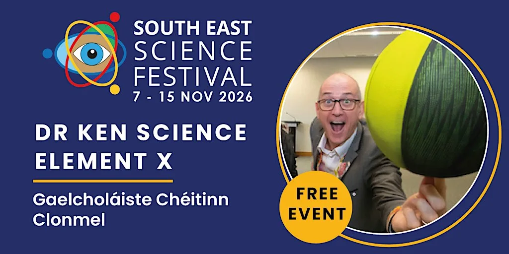 Element X with Dr Ken Science at Gaelcholáiste Chéitinn