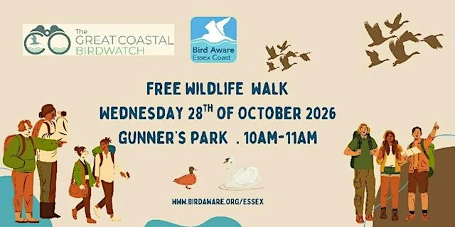 Great Coastal Birdwatch Wildlife Walk - Gunners Park / Shoebury at Gunners Park