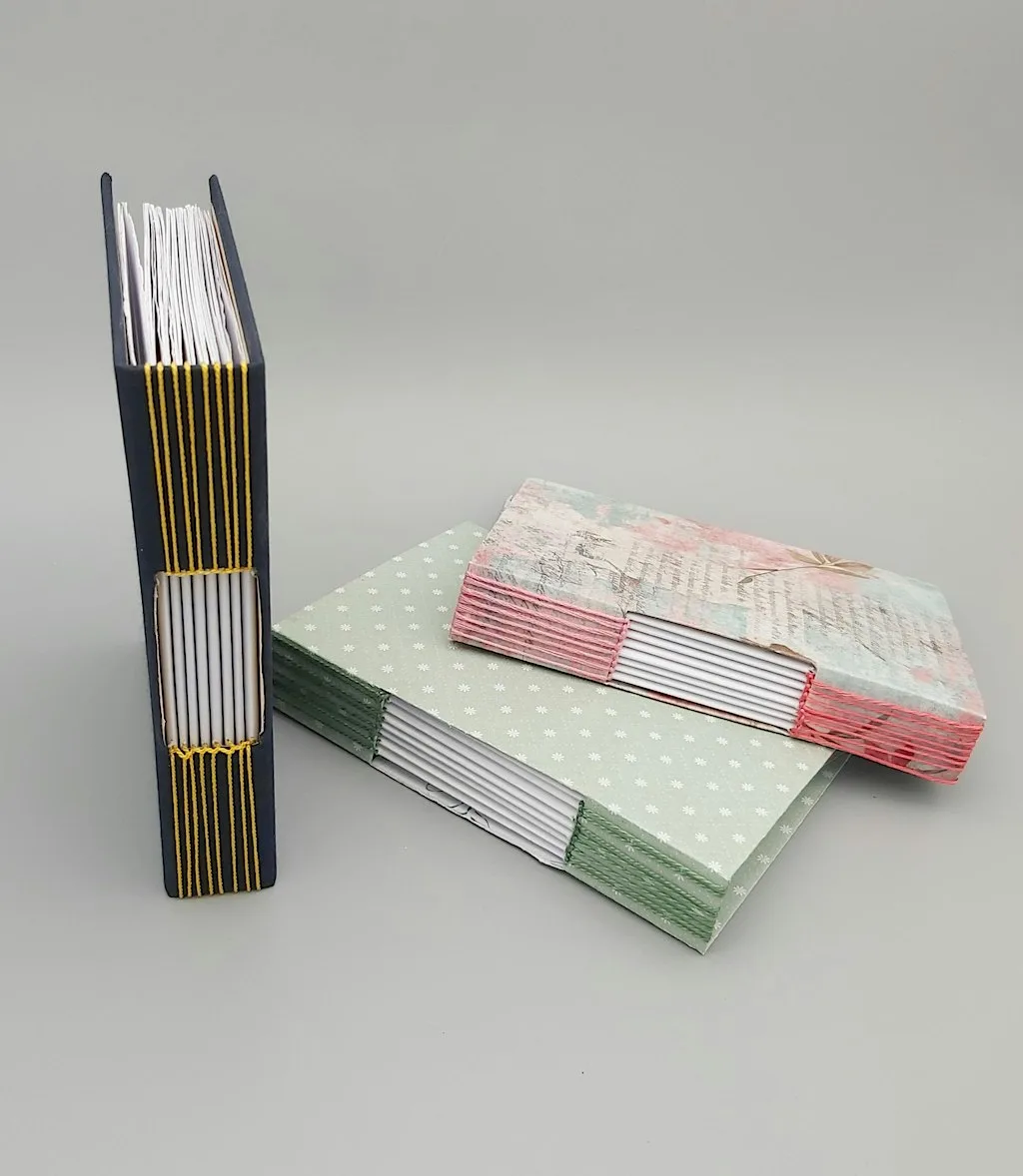 Bookbinding workshop - buttonhole stitch