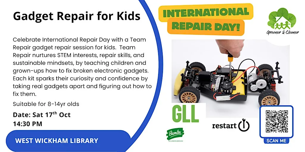 Gadget Repair For Kids at West Wickham Library