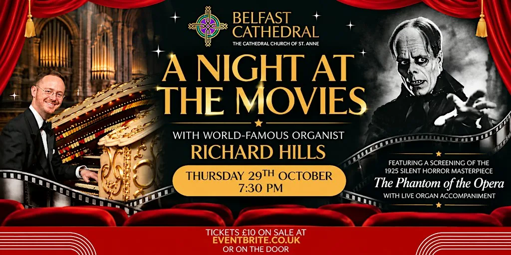 A Night at the Movies with Organist Richard Hills at Cathedral Church of St. Anne