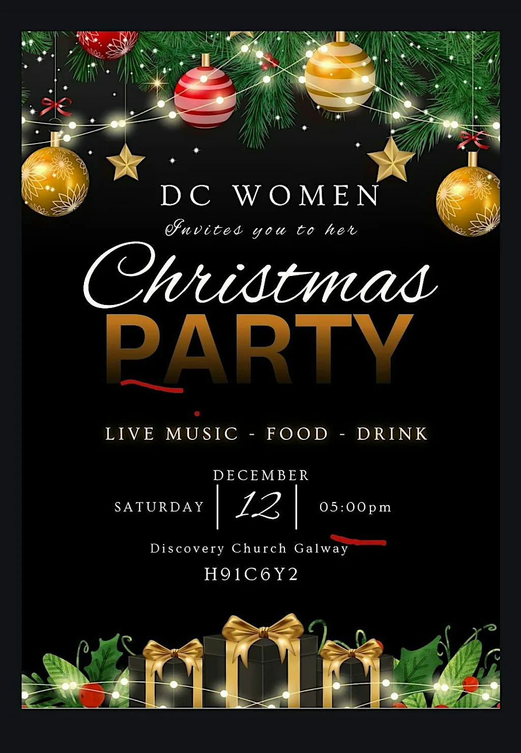DC WOMEN CHRISTMAS PARTY — GALWAY