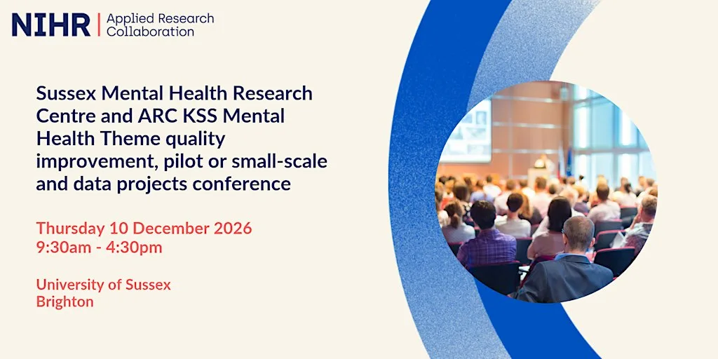 Quality Improvement, pilot, small-scale & data projects conference at Univesrity of Sussex, Woodlands Room 3
