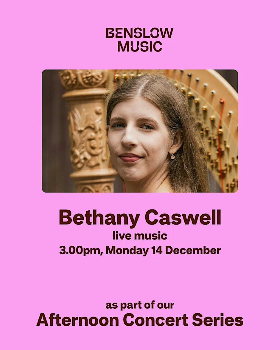 Harp Recital from Bethany Caswell at Benslow Music