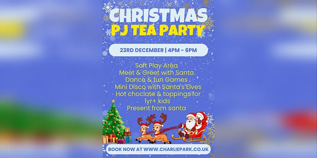 Christmas PJ Tea Party at Charlie Park