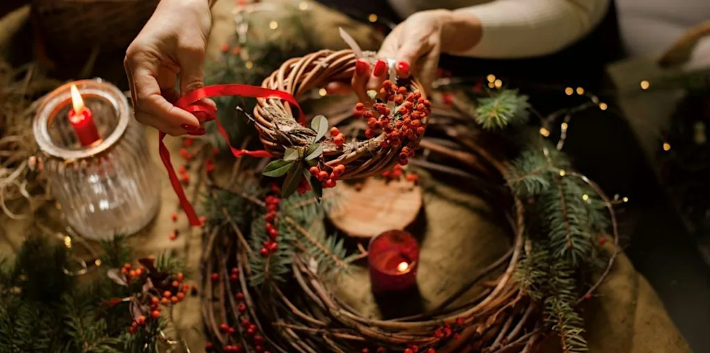 Wreath Making at The West Park Hotel