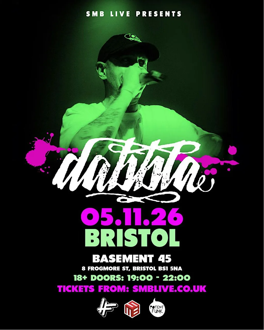 Dabbla LIVE in Bristol at Basement 45