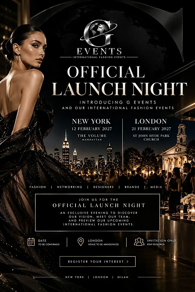 G EVENTS Official Launch | Fashion & Networking Evening
