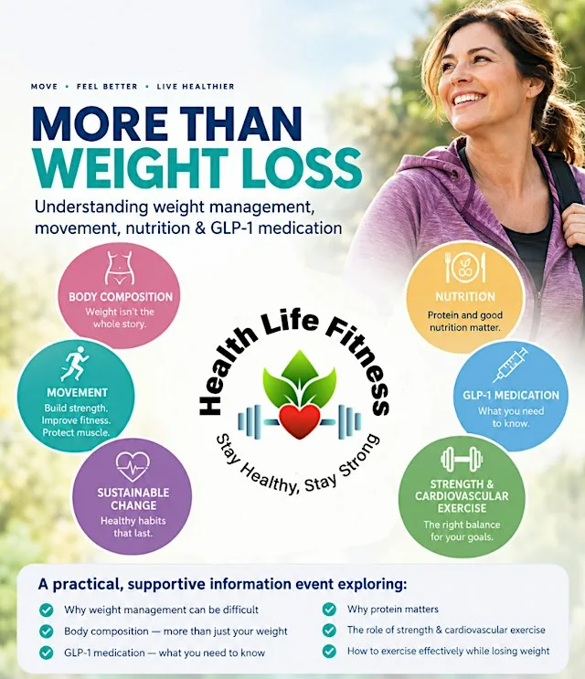 More than weight loss - Lifestyle, weight management & exercise talk at Elmscroft Community Centre